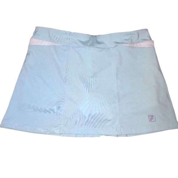 FILA Net Set Blue and White Pleated Back Athletic Skort Juniors Size XL/16 - Picture 1 of 12